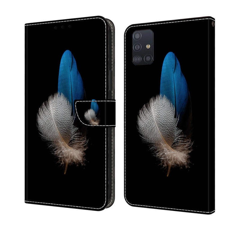 For Samsung Galaxy A71 4G Crystal 3D Shockproof Protective Leather Phone Case(Two Branches) - free shipping - PMC TechLife - Order now!