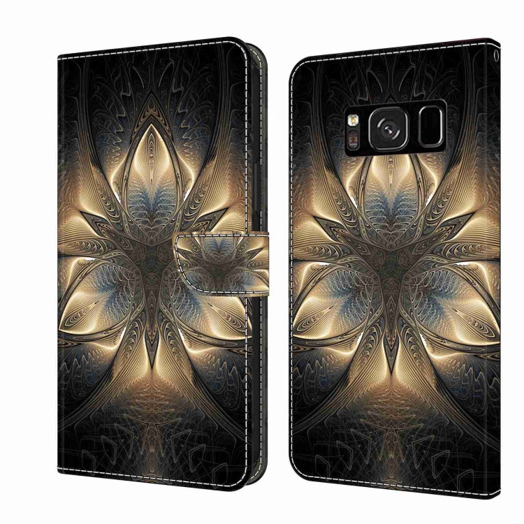 For Samsung Galaxy S8 Crystal 3D Shockproof Protective Leather Phone Case(Luminous Building) - free shipping - PMC TechLife - Order now!