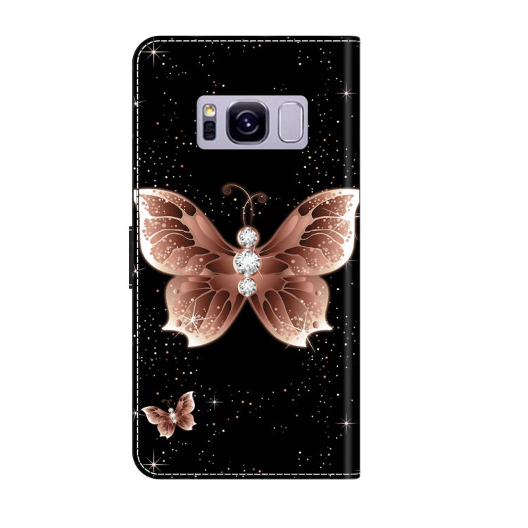 For Samsung Galaxy S8+ Crystal 3D Shockproof Protective Leather Phone Case(Pink Diamond Butterfly) - free shipping - PMC TechLife - Order now!