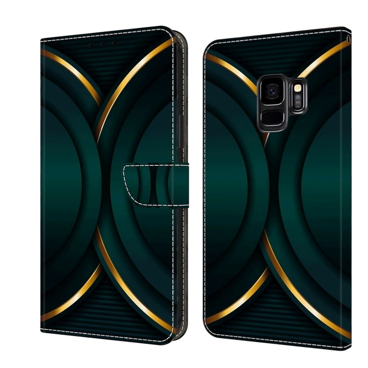 For Samsung Galaxy S9 Crystal 3D Shockproof Protective Leather Phone Case(Gold Outline) - free shipping - PMC TechLife - Order now!