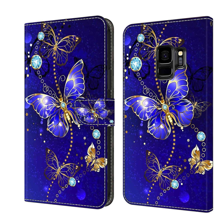 For Samsung Galaxy S9 Crystal 3D Shockproof Protective Leather Phone Case(Diamond Butterfly) - free shipping - PMC TechLife - Order now!