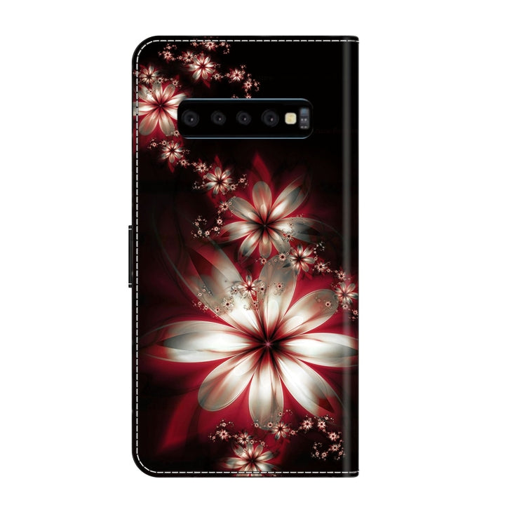 For Samsung Galaxy S10 Crystal 3D Shockproof Protective Leather Phone Case(Fantastic Flower) - free shipping - PMC TechLife - Order now!