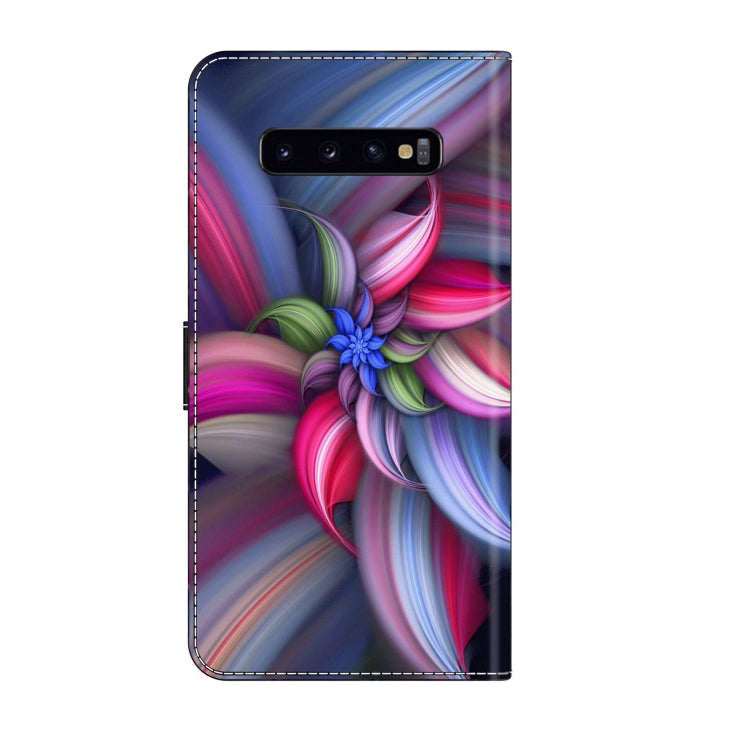 For Samsung Galaxy S10+ Crystal 3D Shockproof Protective Leather Phone Case(Colorful Flower) - free shipping - PMC TechLife - Order now!