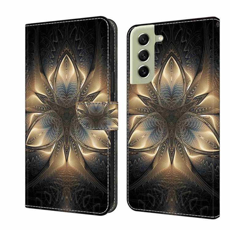 For Samsung Galaxy S21 FE 5G Crystal 3D Shockproof Protective Leather Phone Case(Luminous Building) - free shipping - PMC TechLife - Order now!