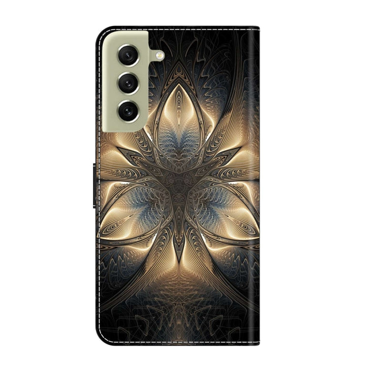 For Samsung Galaxy S21 FE 5G Crystal 3D Shockproof Protective Leather Phone Case(Luminous Building) - free shipping - PMC TechLife - Order now!
