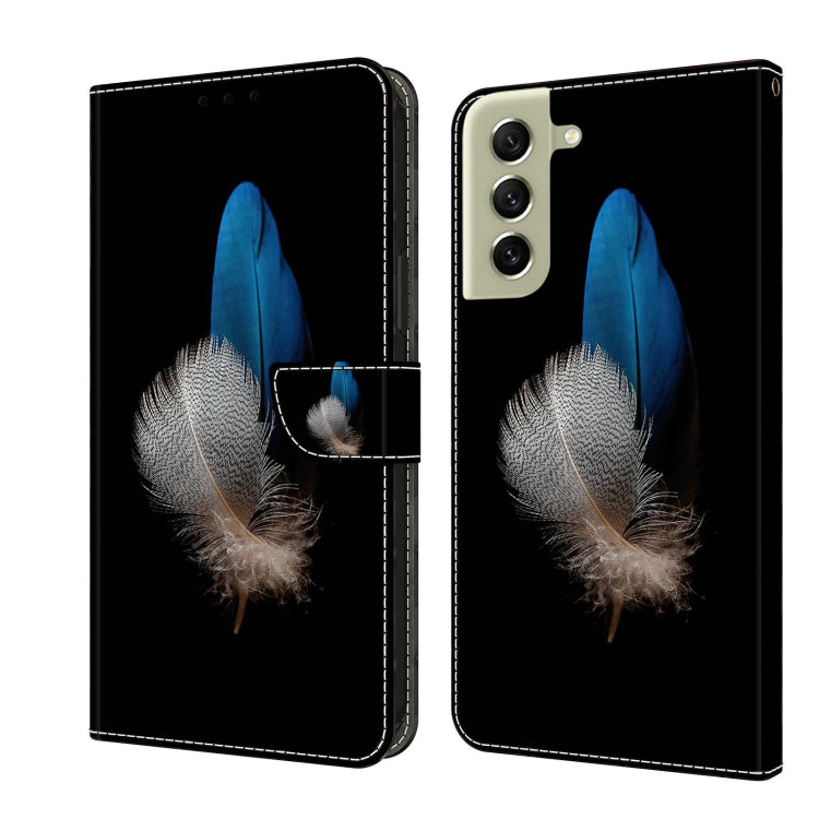 For Samsung Galaxy S21 FE 5G Crystal 3D Shockproof Protective Leather Phone Case(Two Branches) - free shipping - PMC TechLife - Order now!
