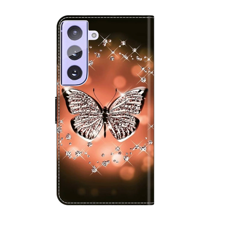 For Samsung Galaxy S21+ Crystal 3D Shockproof Protective Leather Phone Case(Crystal Butterfly) - free shipping - PMC TechLife - Order now!