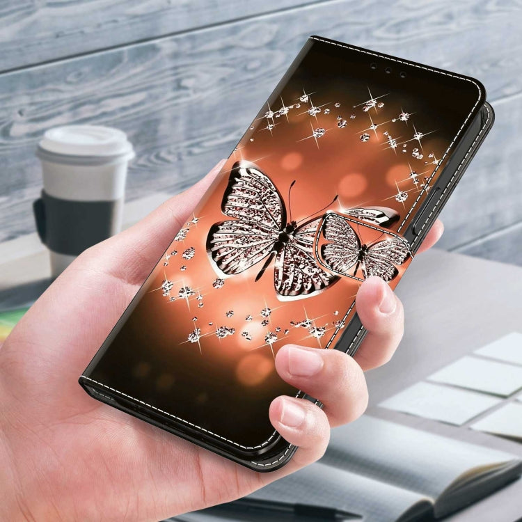 For Samsung Galaxy S21+ Crystal 3D Shockproof Protective Leather Phone Case(Crystal Butterfly) - free shipping - PMC TechLife - Order now!