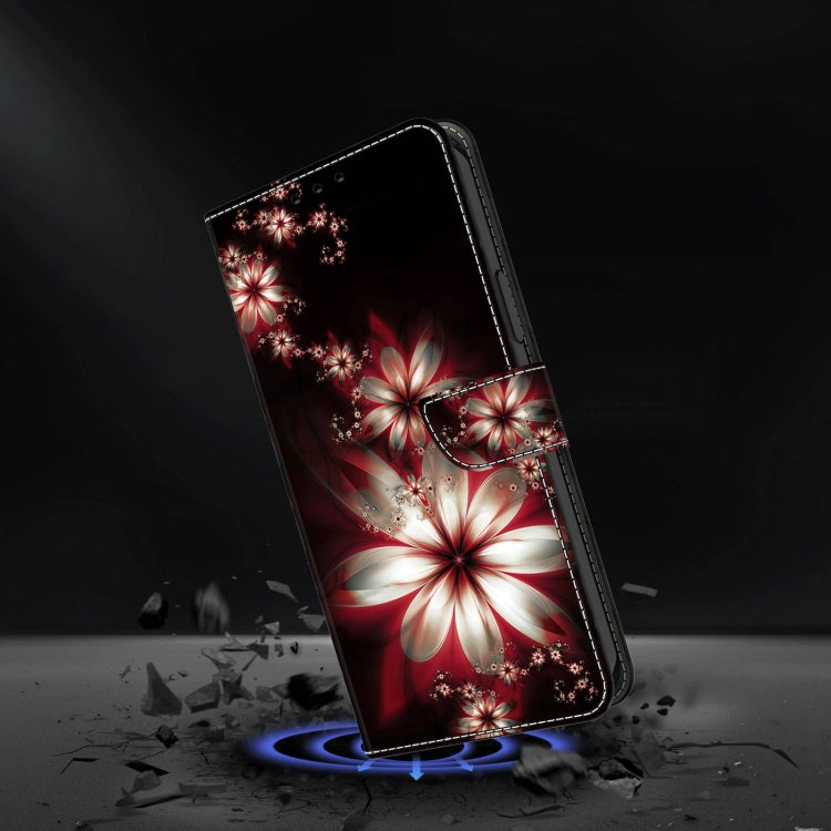 For Samsung Galaxy S22+ Crystal 3D Shockproof Protective Leather Phone Case(Fantastic Flower) - free shipping - PMC TechLife - Order now!