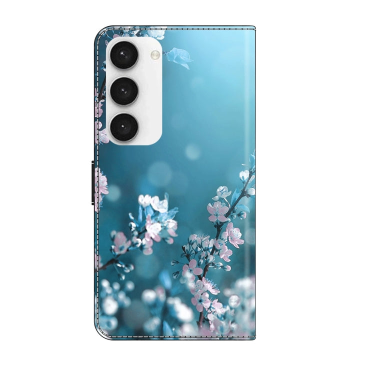 For Samsung Galaxy S23 Crystal 3D Shockproof Protective Leather Phone Case(Plum Flower) - free shipping - PMC TechLife - Order now!