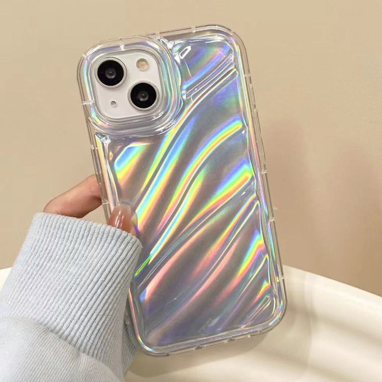 For iPhone SE 2022 /2020 / 8 / 7 Laser Sequin Waves TPU Phone Case(Transparent) - iPhone SE 2022 / 2020 / 8 / 7 Cases by PMC Jewellery | Online Shopping South Africa | PMC Jewellery