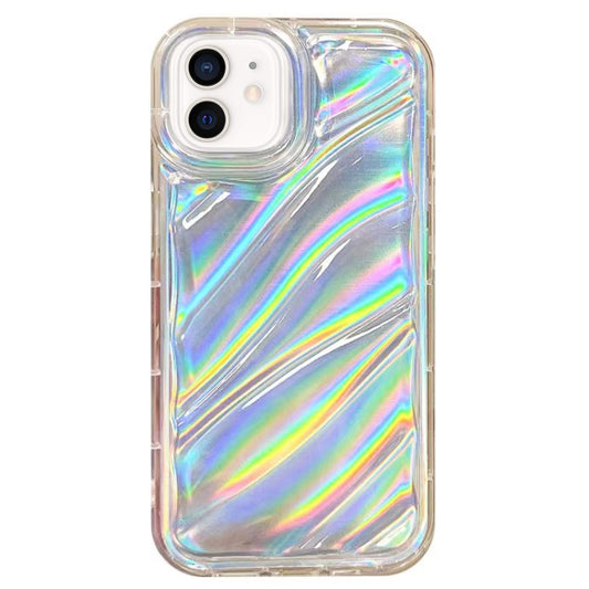 For iPhone 11 Laser Sequin Waves TPU Phone Case(Transparent) - iPhone 11 Cases by PMC Jewellery | Online Shopping South Africa | PMC Jewellery