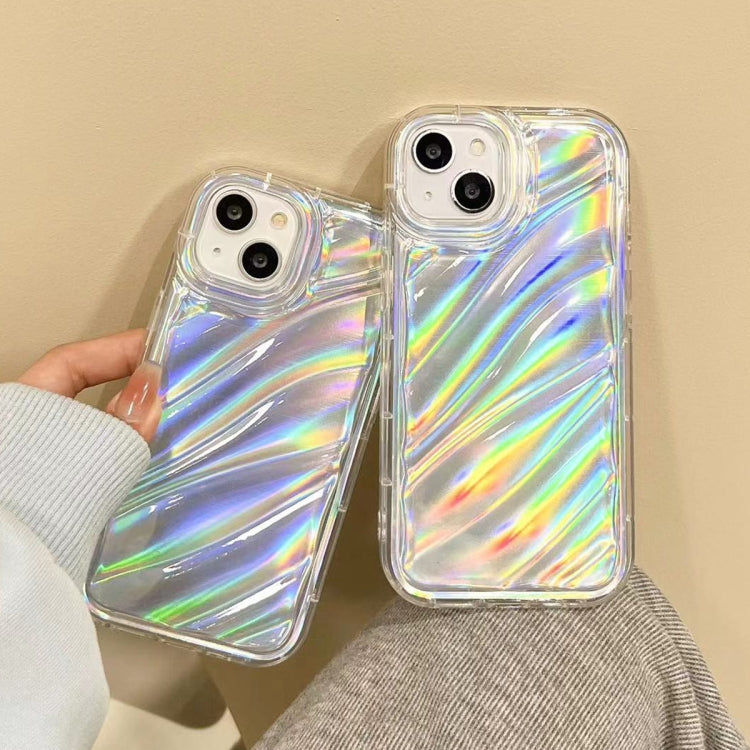 For iPhone 11 Laser Sequin Waves TPU Phone Case(Transparent) - free shipping - PMC TechLife - Order now!