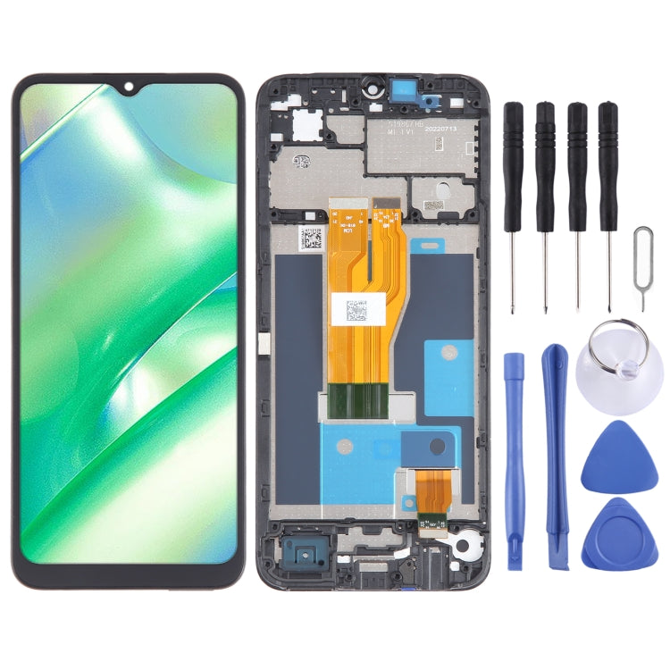 OEM LCD Screen For Realme C33 Digitizer Full Assembly with Frame - free shipping - PMC TechLife - Order now!