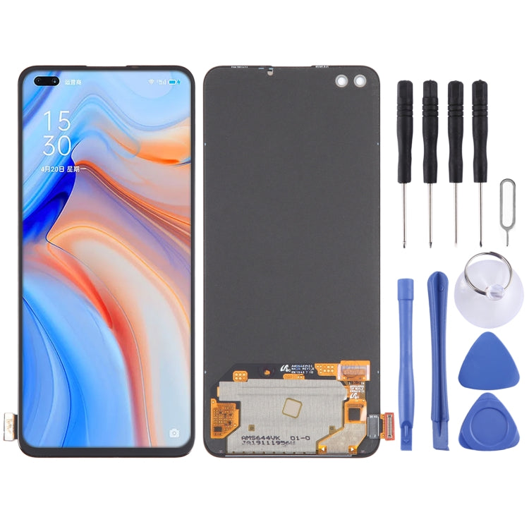 Original Super AMOLED LCD Screen For OPPO Reno4 5G with Digitizer Full Assembly - LCD Screen by PMC Jewellery | Online Shopping South Africa | PMC Jewellery