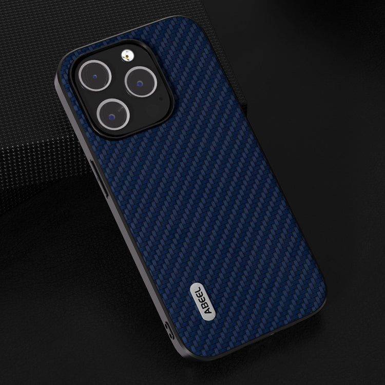 For iPhone 14 Pro Max ABEEL Carbon Fiber Texture Protective Phone Case(Dark Blue) - free shipping - PMC TechLife - Order now!