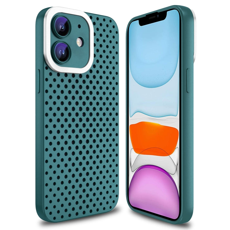 For iPhone 11 Hollow Heat Dissipation TPU Phone Case(Green) - free shipping - PMC TechLife - Order now!