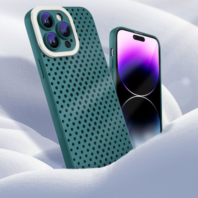 For iPhone 11 Hollow Heat Dissipation TPU Phone Case(Green) - free shipping - PMC TechLife - Order now!