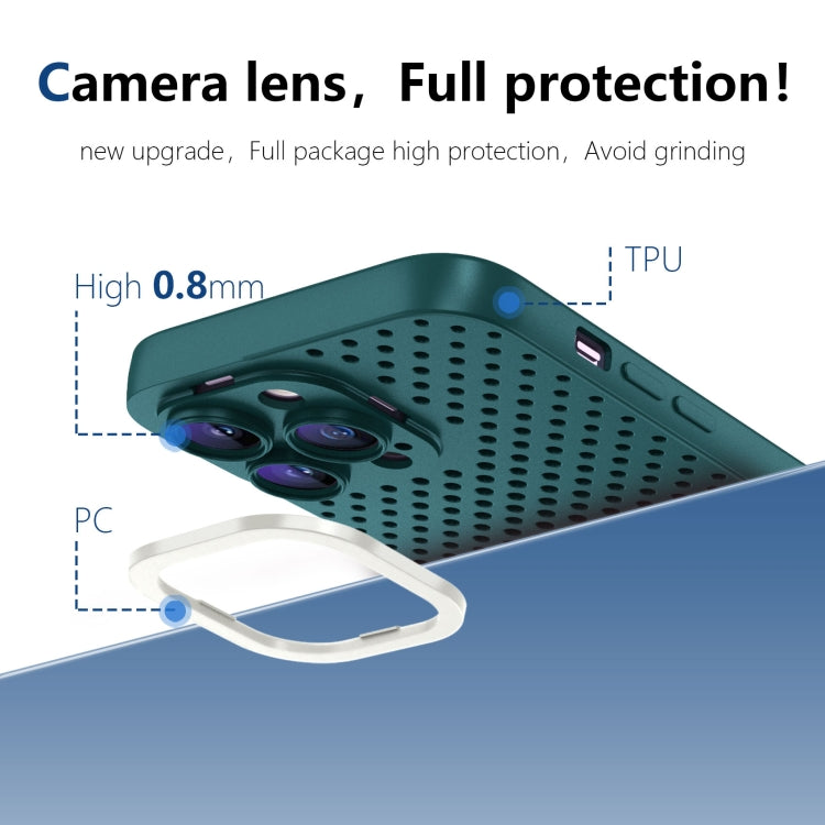 For iPhone 11 Hollow Heat Dissipation TPU Phone Case(Green) - free shipping - PMC TechLife - Order now!