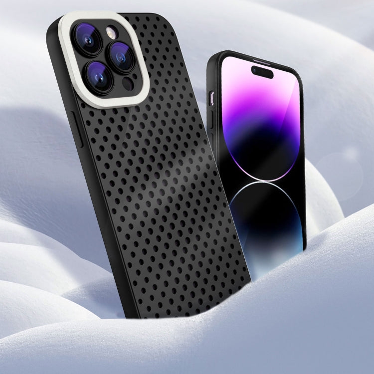 For iPhone 11 Pro Hollow Heat Dissipation TPU Phone Case(Black) - free shipping - PMC TechLife - Order now!