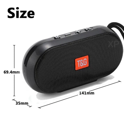 T&G TG179 Outdoor Multifunctional Wireless Bluetooth Speaker Support USB / TF / FM(Green) - Mini Speaker by T&G | Online Shopping South Africa | PMC Jewellery