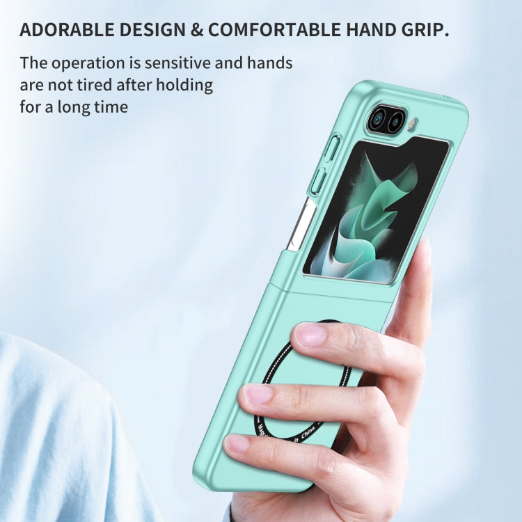 For Samsung Galaxy Z Flip5 5G Magsafe Magnetic Folding PC Phone Case(Light Blue) - free shipping - PMC TechLife - Order now!