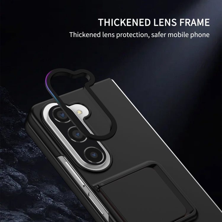 For Samsung Galaxy Z Fold5 Three-dimensional Folding Holder PC Phone Case(Black) - free shipping - PMC TechLife - Order now!
