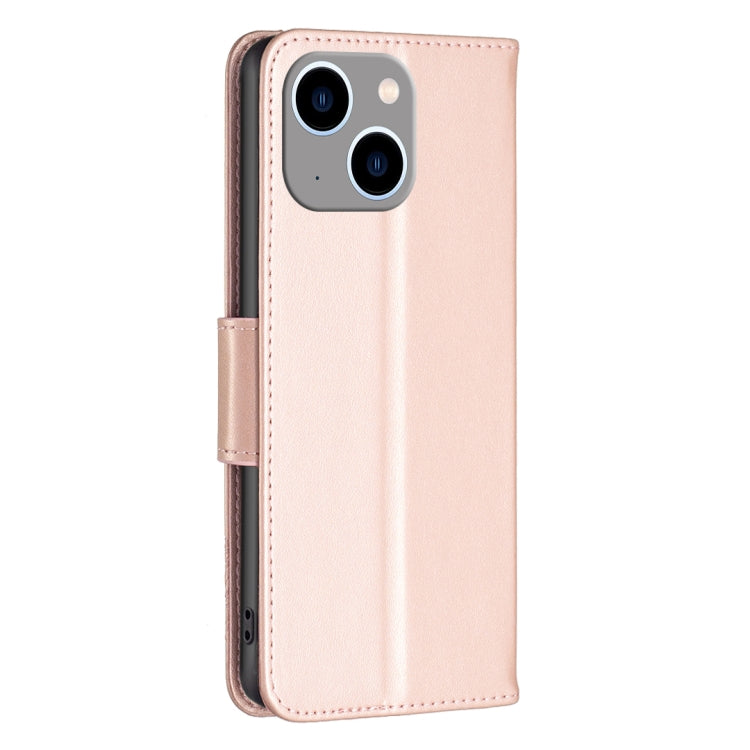 For iPhone 15 Plus Embossing Two Butterflies Pattern Leather Phone Case(Rose Gold) - free shipping - PMC TechLife - Order now!
