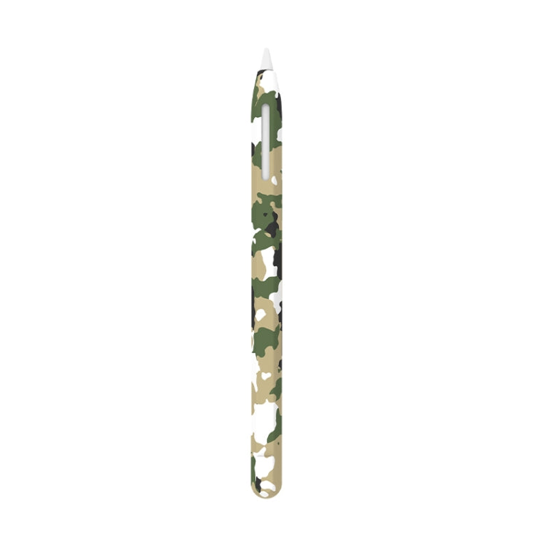 For Apple Pencil 2 LOVE MEI Camouflage Silicone Protective Pen Case(White) - free shipping - PMC TechLife - Order now!