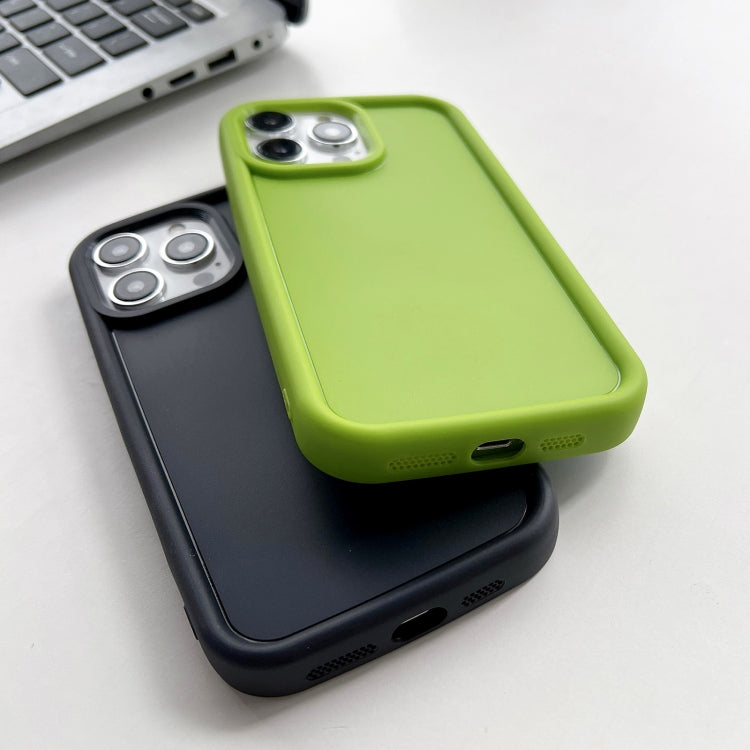 For iPhone 14 Plus Shockproof Frame Frosted TPU Phone Case(Black) - free shipping - PMC TechLife - Order now!