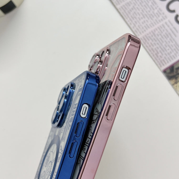 For iPhone 14 Plus Electroplated Circuit Board Pattern MagSafe Phone Case(Gold) - free shipping - PMC TechLife - Order now!