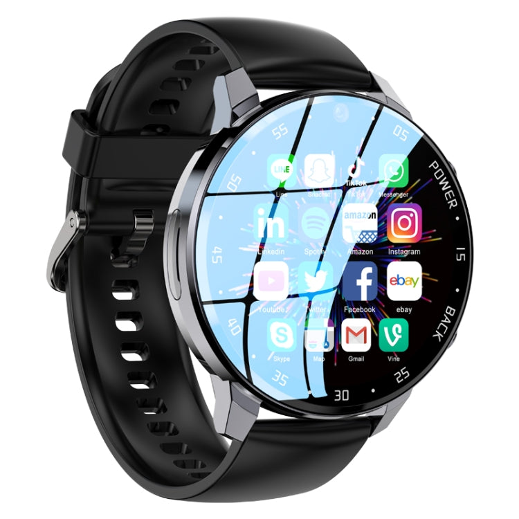 A3 1.43 inch IP67 Waterproof 4G Android 8.1 Smart Watch Support Face Recognition / GPS, Specification:2G+16G(Black) - Android Watch by PMC Jewellery | Online Shopping South Africa | PMC Jewellery