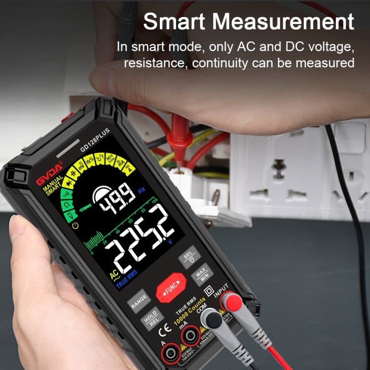 GVDA GD128PLUS Intelligent High Precision Automatic Digital Multimeter - free shipping - PMC TechLife - Order now!