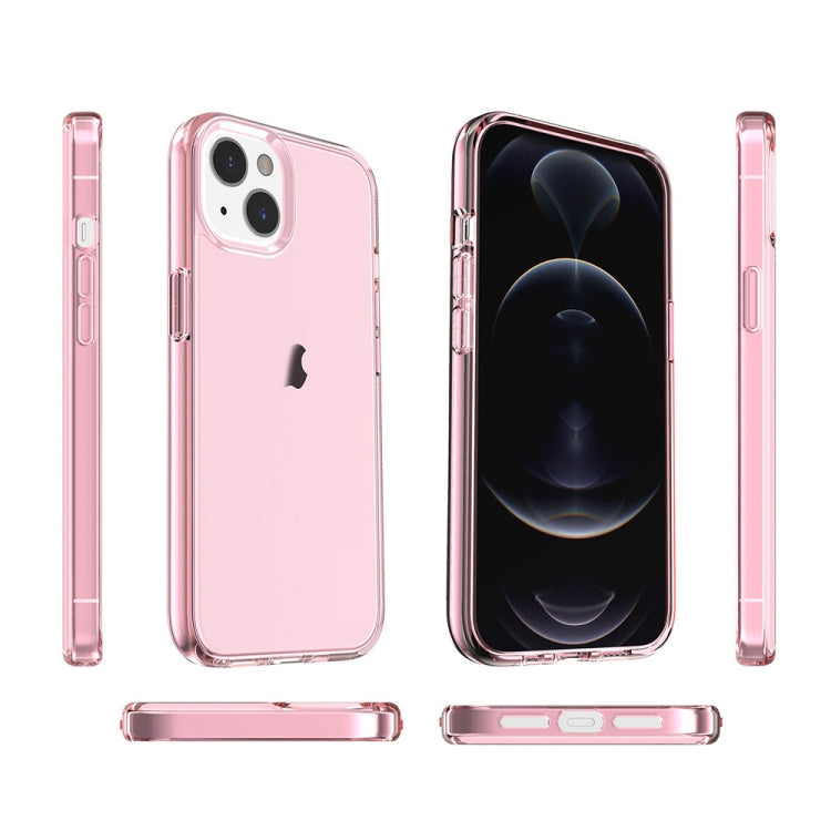 For iPhone 15 Shockproof Terminator Transparent Phone Case(Pink) - free shipping - PMC TechLife - Order now!