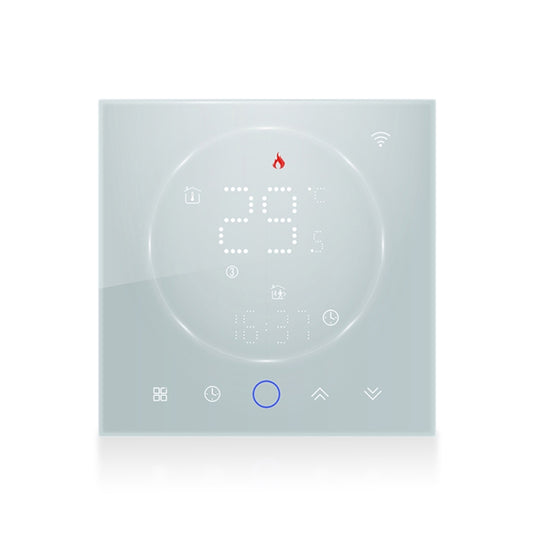 BHT-008GAL 95-240V AC 5A Smart Home Water Heating LED Thermostat Without WiFi(White) - Thermostat & Thermometer by PMC Jewellery | Online Shopping South Africa | PMC Jewellery