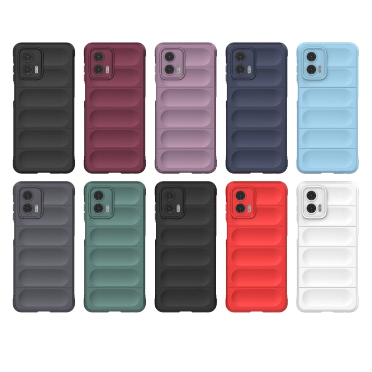 For Motorola Moto G73 5G Magic Shield TPU + Flannel Phone Case(Grey) - free shipping - PMC TechLife - Order now!