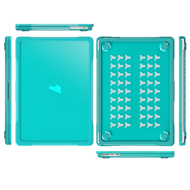 For MacBook Air 13.6 inch A2681 2022 Translucent Laptop Protective Case(Light Blue) - MacBook Air Cases by PMC TechLife | Online Shopping South Africa | PMC TechLife
