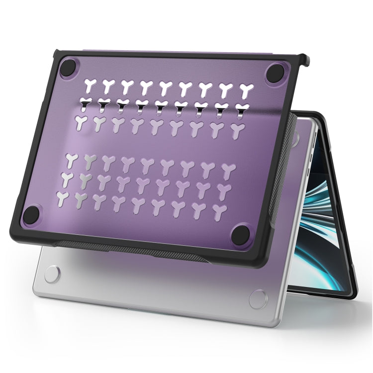 For MacBook Air 13.6 inch A2681 2022 / M3 2024 A3113 / M4 2025 A3240 Translucent Laptop Protective Case(Purple) - free shipping - PMC TechLife - Order now!