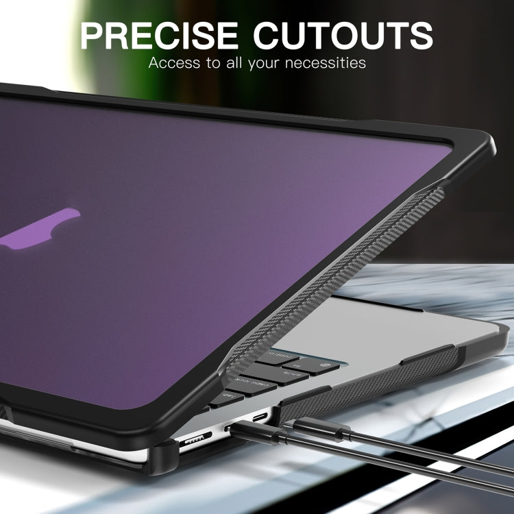 For MacBook Air 13.6 inch A2681 2022 / M3 2024 A3113 / M4 2025 A3240 Translucent Laptop Protective Case(Purple) - free shipping - PMC TechLife - Order now!