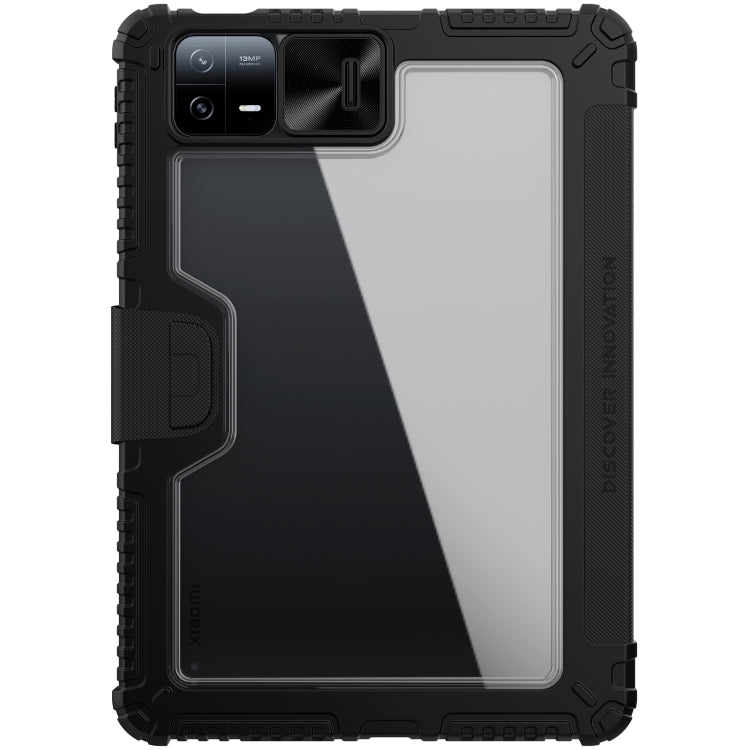 For Xiaomi Pad 6 / Pad 6 Pro NILLKIN Bumper Pro Camshield Tablet Leather Case(Black) -  by NILLKIN | Online Shopping South Africa | PMC TechLife
