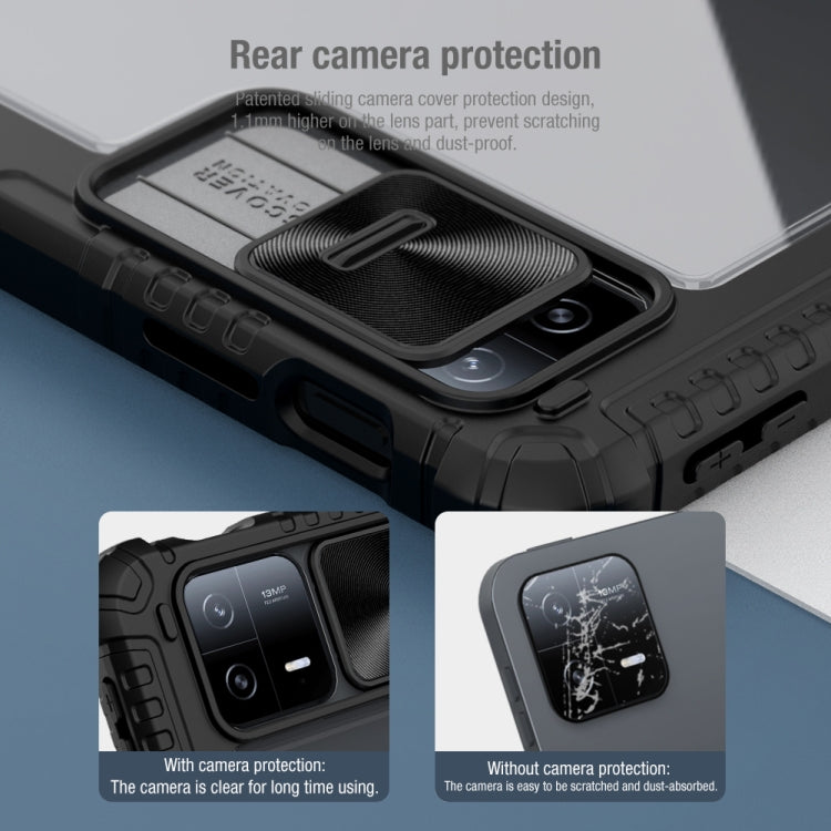 For Xiaomi Pad 6 / Pad 6 Pro NILLKIN Bumper Pro Camshield Tablet Leather Case(Black) -  by NILLKIN | Online Shopping South Africa | PMC TechLife