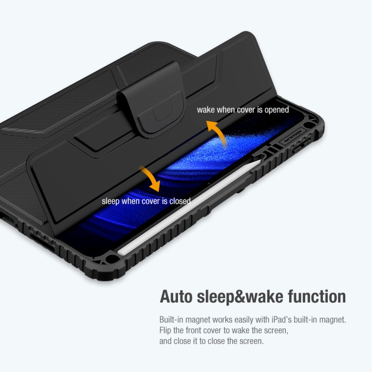 For Xiaomi Pad 6 / Pad 6 Pro NILLKIN Bumper Pro Camshield Tablet Leather Case(Black) -  by NILLKIN | Online Shopping South Africa | PMC TechLife