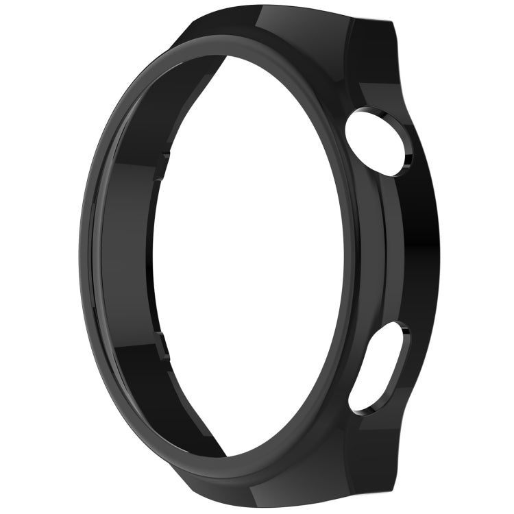 For Huawei Watch 4 Pro Half Coverage Hollowed Watch Protective Case + Hydrogel Film Set(Black) - Watch Cases by PMC TechLife | Online Shopping South Africa | PMC TechLife