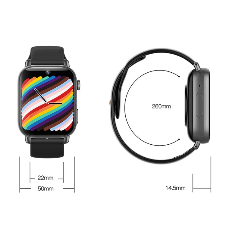 UNIWA X1S 1.9 inch IP67 Waterproof 4G Android 8.1 Dual Cameras Smart Watch Support Temperature Measurement, Specification:1G+8G(White) - Android Watch by UNIWA | Online Shopping South Africa | PMC Jewellery