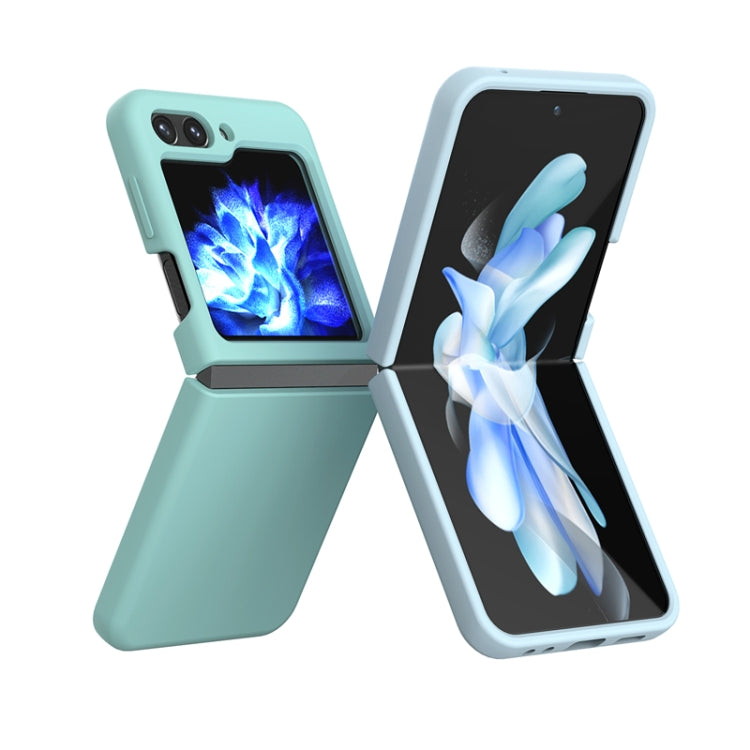 For Samsung Galaxy Z Flip5 Silicone Skin Feel Folding Phone Case(Dark Green) - free shipping - PMC TechLife - Order now!