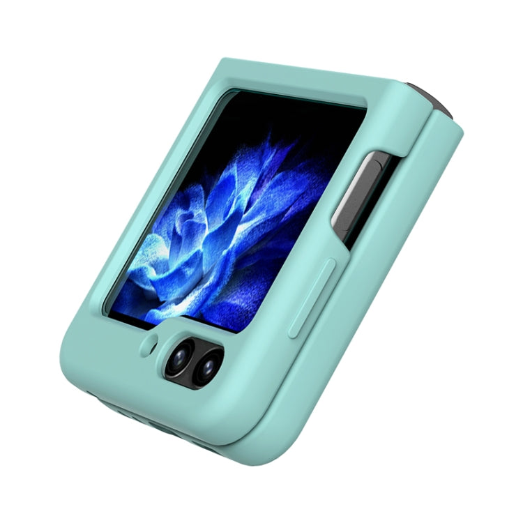 For Samsung Galaxy Z Flip5 Silicone Skin Feel Folding Phone Case(Matcha Green) - free shipping - PMC TechLife - Order now!