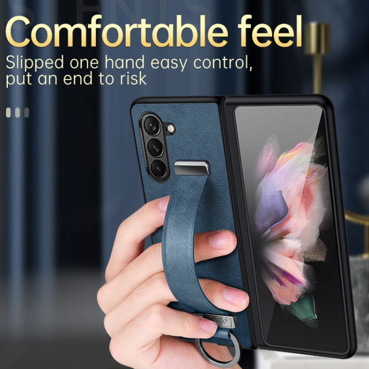 For Samsung Galaxy Z Fold5 SULADA PC + Leather Texture Skin Feel Shockproof Phone Case(Green) - free shipping - PMC TechLife - Order now!