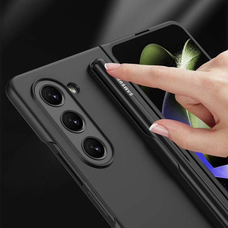 For Samsung Galaxy Z Fold5 GKK Ultra-thin Full Coverage Phone Flip Case with Pen Slot(Black) - free shipping - PMC TechLife - Order now!