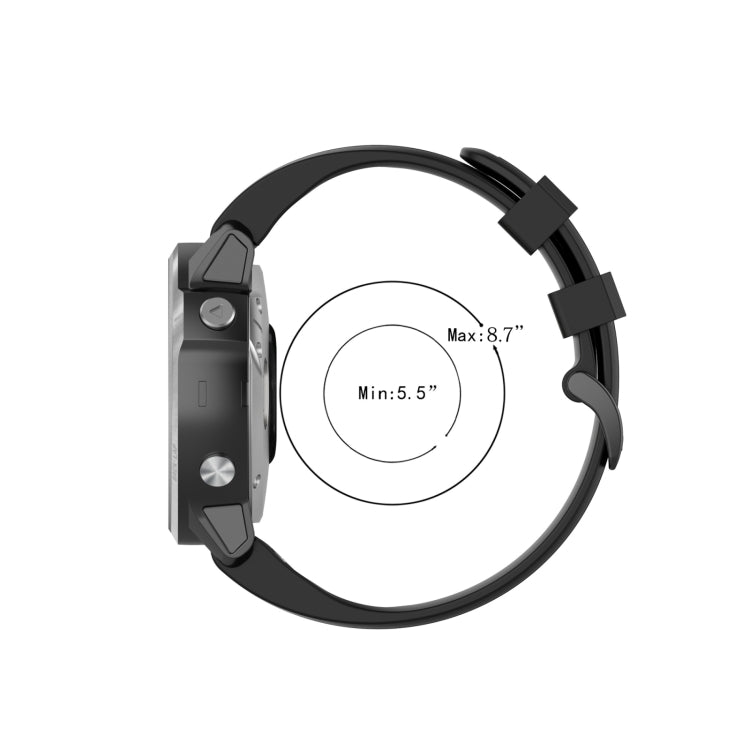Compatible with Garmin Fenix 7S Pro 42mm Pure Color Silicone Watch Band(White) - free shipping - PMC TechLife - Order now!