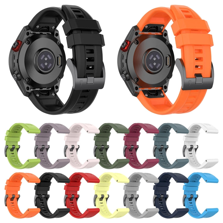 Compatible with Garmin Epix Pro 51mm Solid Color Silicone Watch Band(Grey) - free shipping - PMC TechLife - Order now!